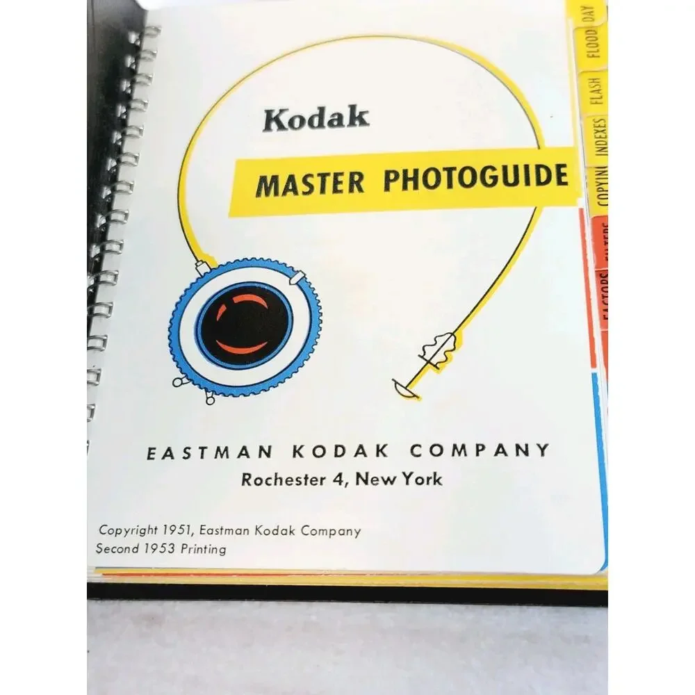 Vintage 1953 Kodak Master Photoguide - Pocket Size - Eastman Kodak Company